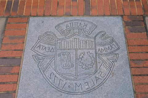 Salem Seal Surrounded by bricks